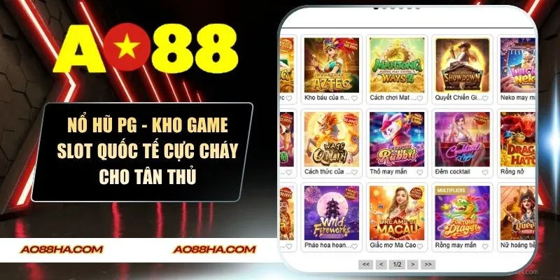 Nổ Hũ PG - Kho Game Slot Quốc Tế Cực Cháy Cho Tân Thủ